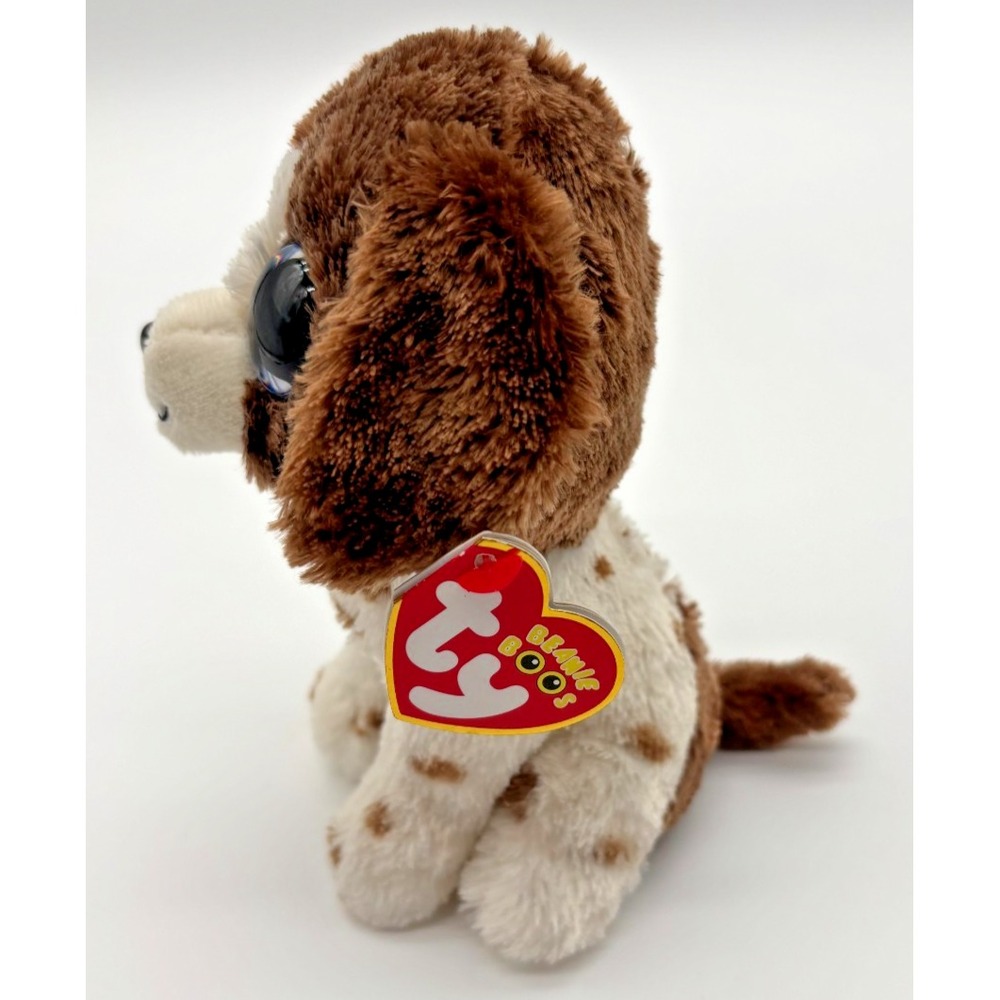 NEW 2021 TY‎ Beanie Boos MUDDLES the Dog Plush Stuffed Animal Toy - Picture 8 of 8